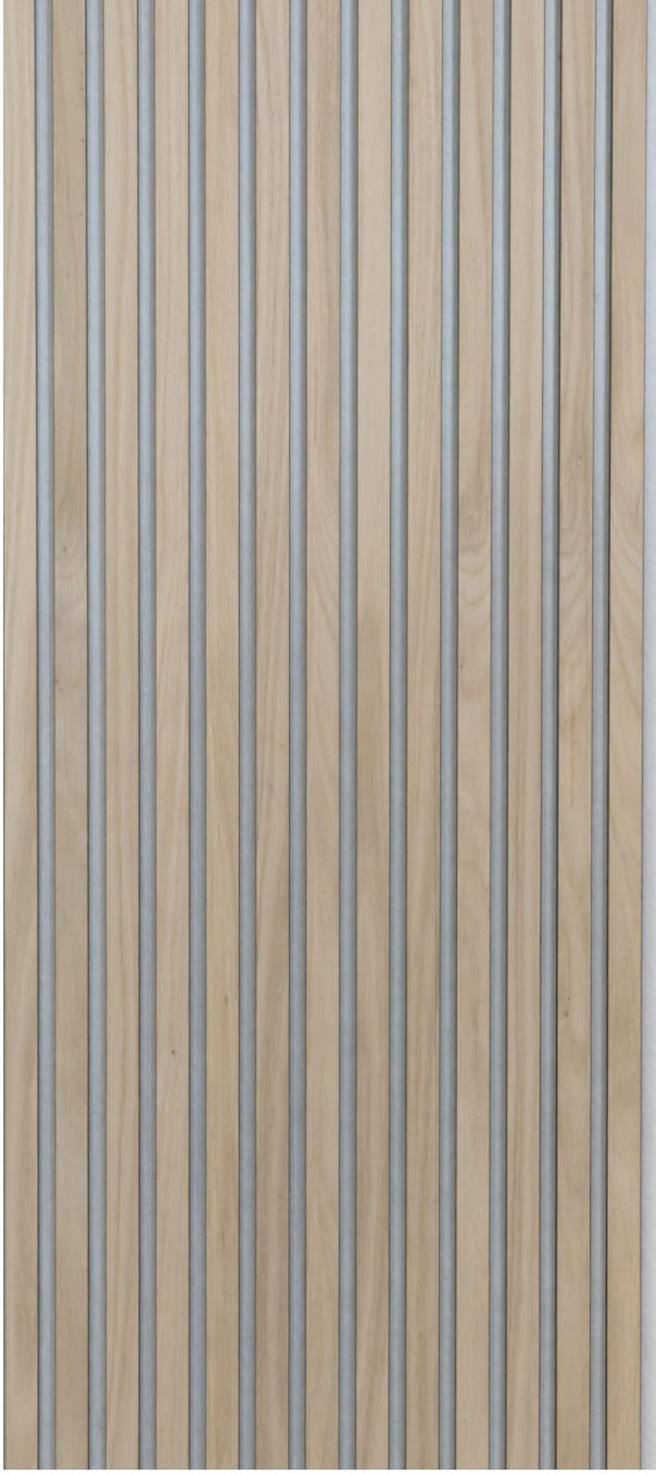 akupanel bois Chêne Feutrine Blanc 260 x 60 cm 