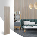 Panneau Acoustique Bois Chêne Feutrine Blanc 260 x 60 cm Akupanel Bois