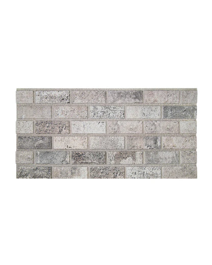 Panneau Imitation Pierre Patinée Beige-Grise - Facile A Couper - 100 x 50 cM