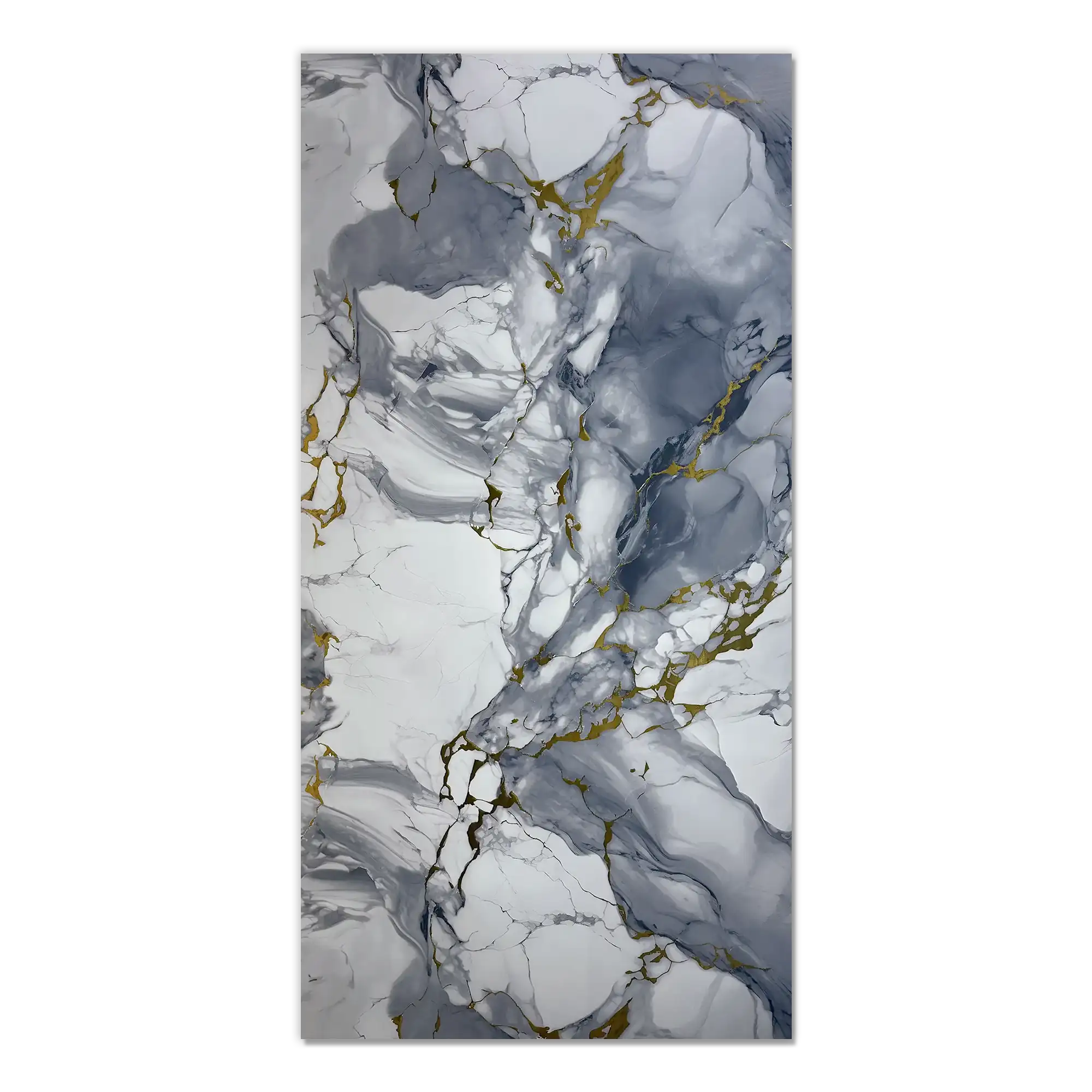 pvc marbre bleu doré seul