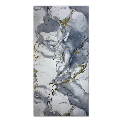 pvc marbre bleu doré seul