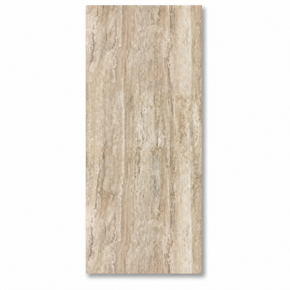 Panneau Travertin SPC Effet Beige Mat – Étanche & Anti-Rayure
