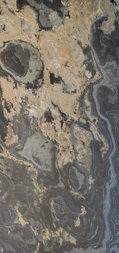 Panneau feuille de pierre naturelle Autumn Rustique 260x120 cm – teintes ardoise, ocre et rouille