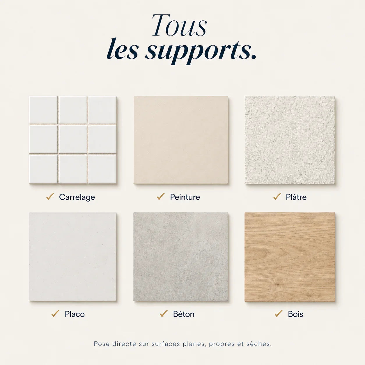 Panneau Acoustique Bois Noyer 270 x 60 cm Feutrine Noir Décoration Mural - vue alternative