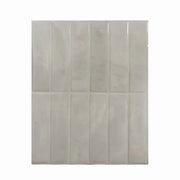 Sticker Carrelage Vinyle Crédence Cuisine – Vertical Blanc Cassé