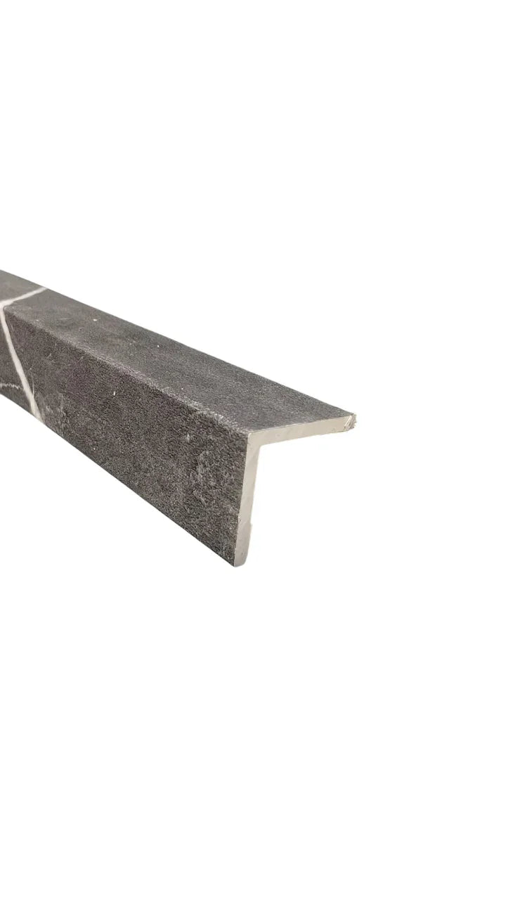 Profilé d'angle SPC marbre exterieur 90 couleur Anthracite - By My Deco