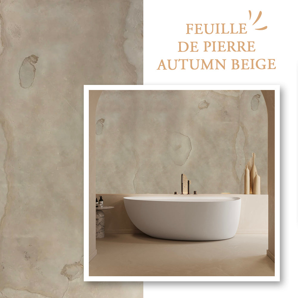Feuille De Pierre Naturelle Autumn Beige - Salle De Bain