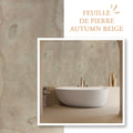 Feuille De Pierre Naturelle Autumn Beige - Salle De Bain