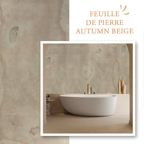 Feuille De Pierre Naturelle Autumn Beige - Salle De Bain