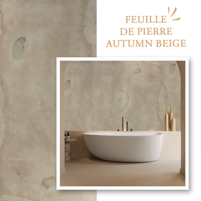 Feuille De Pierre Naturelle Autumn Beige - Salle De Bain
