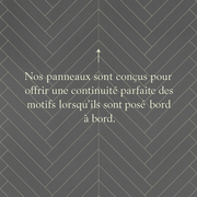 Panneau Mural PVC Chevron Anthracite