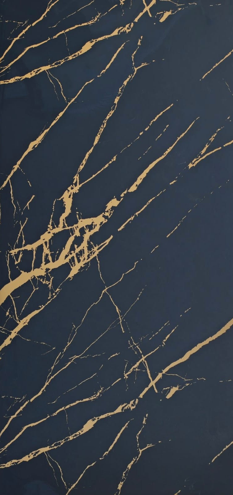 Panneau PVC Marbre Portoro Royal – Noir Veiné Or 260x120 - vue alternative
