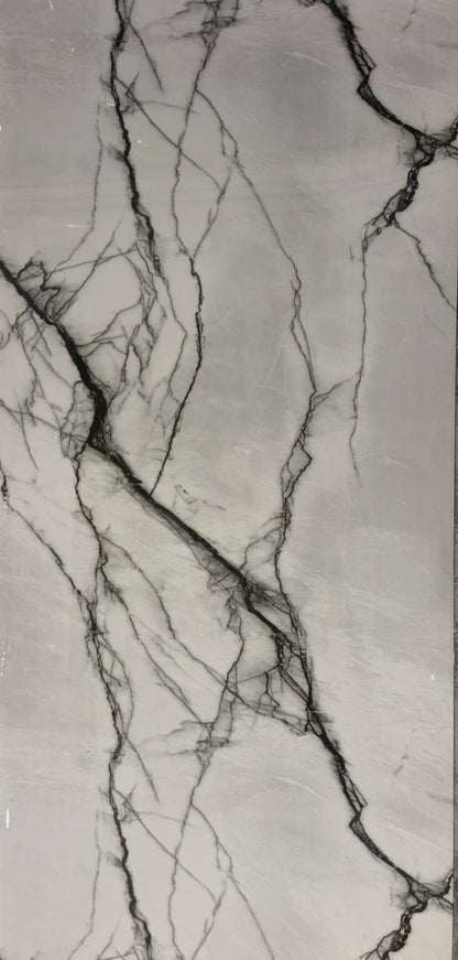 pvc marbre blanc noir storm 260 x 120 cm
