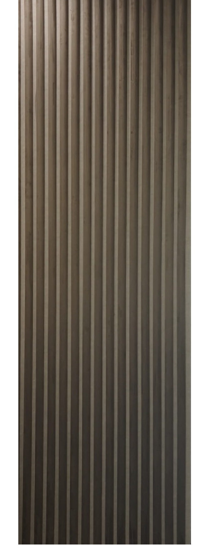 Panneau Acoustique Bois Daim Kaki 260 x 60 CM - Bois Luxe