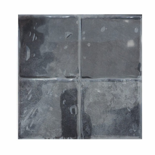 Crédence Cuisine – Sticker Carrelage Vinyle Carré Noir