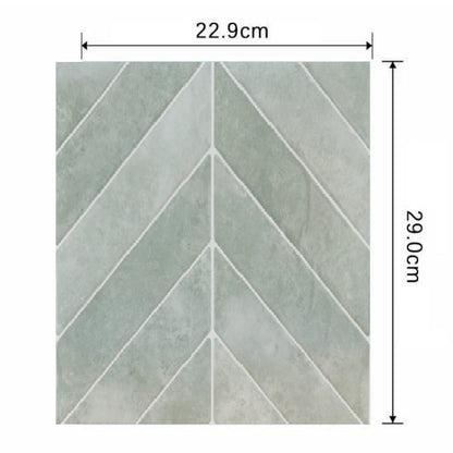 Sticker Carrelage vert dimension 