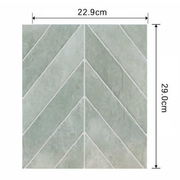 Sticker Carrelage vert dimension 