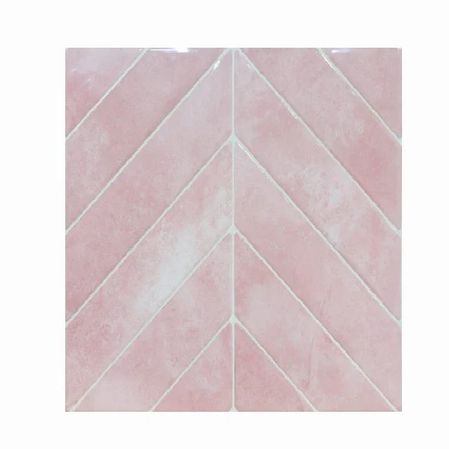 Sticker Carrelage Zellige Rose Adhésive – Effet Carrelage Marocain
